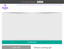 Tablet Screenshot of essexscouts.org.uk
